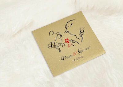 Deckblatt Gold metallic – Honeymoon Serie